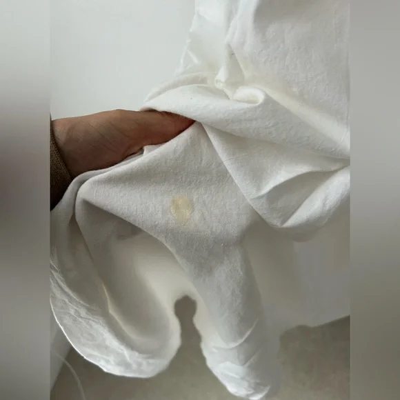 Vintage Cornell trading boho white prairie dress - Picture 8 of 13